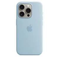 iPhone 15 Pro Silicone Case with MagSafe - Light Blue