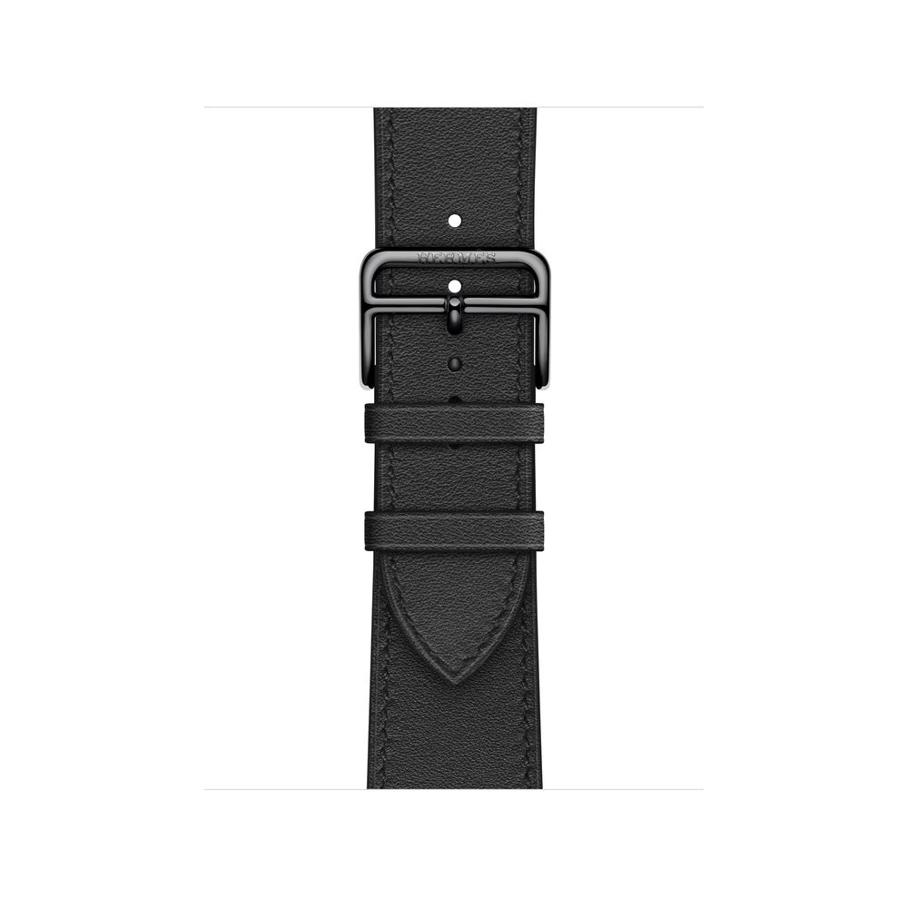 Apple Watch Hermès - 40mm Noir Swift Leather Single Tour
