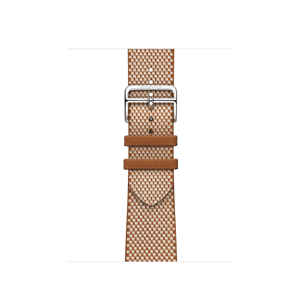 Apple Watch Hermès - 42mm Gold/Écru Toile H Single Tour