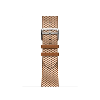 Apple Watch Hermès - 42mm Gold/Écru Toile H Single Tour