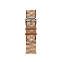 Apple Watch Hermès - 42mm Gold/Écru Toile H Single Tour