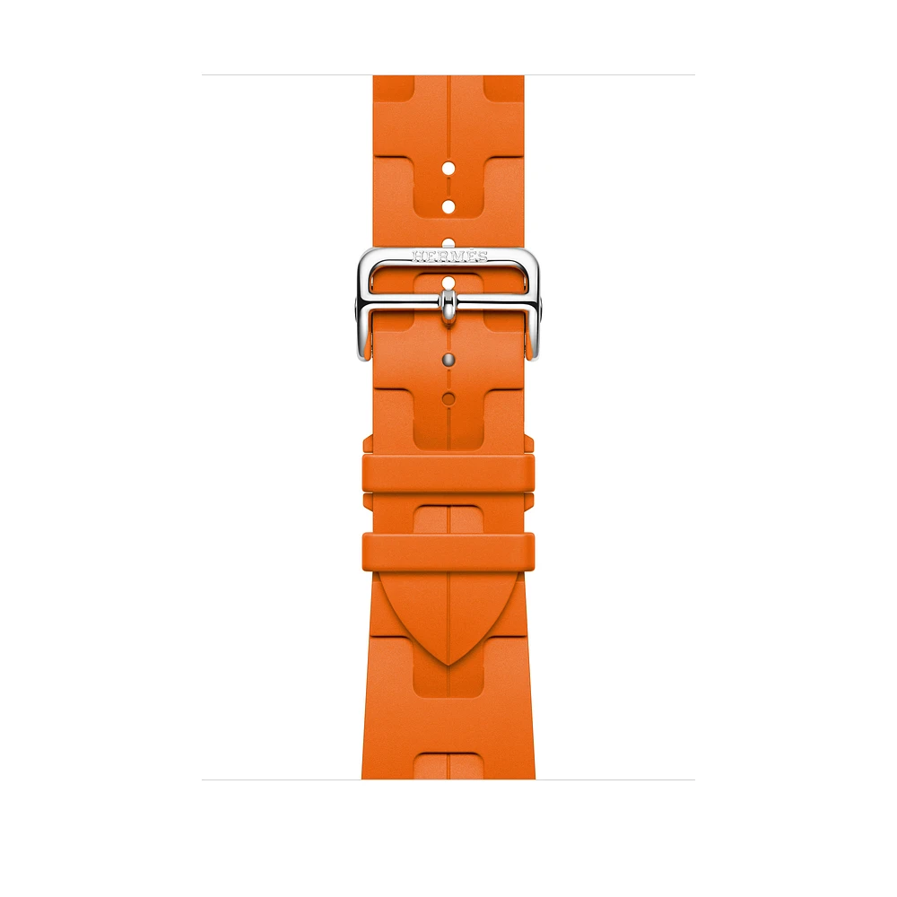 Apple Watch Hermès - 46mm Orange Kilim Single Tour