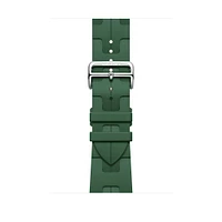 Apple Watch Hermès - 46mm Vert Moyen Kilim Single Tour