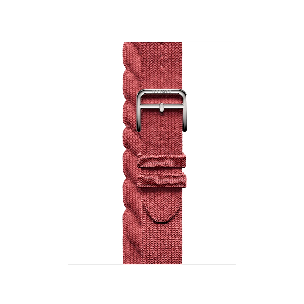 Apple Watch Hermès - 42mm Rouge Grenat Torsade Double Tour