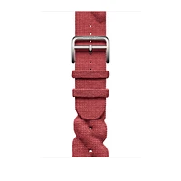 Apple Watch Hermès - 46mm Rouge Grenat Torsade Single Tour