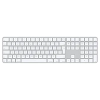 Magic Keyboard with Touch ID and Numeric Keypad for Mac models with Apple silicon (USB–C) - French (Canada) - White Keys