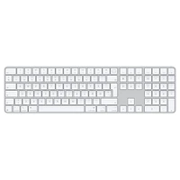 Magic Keyboard with Touch ID and Numeric Keypad for Mac models with Apple silicon (USB–C) - Danish - White Keys