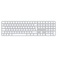 Magic Keyboard with Touch ID and Numeric Keypad for Mac models with Apple silicon (USB–C) - Danish - White Keys