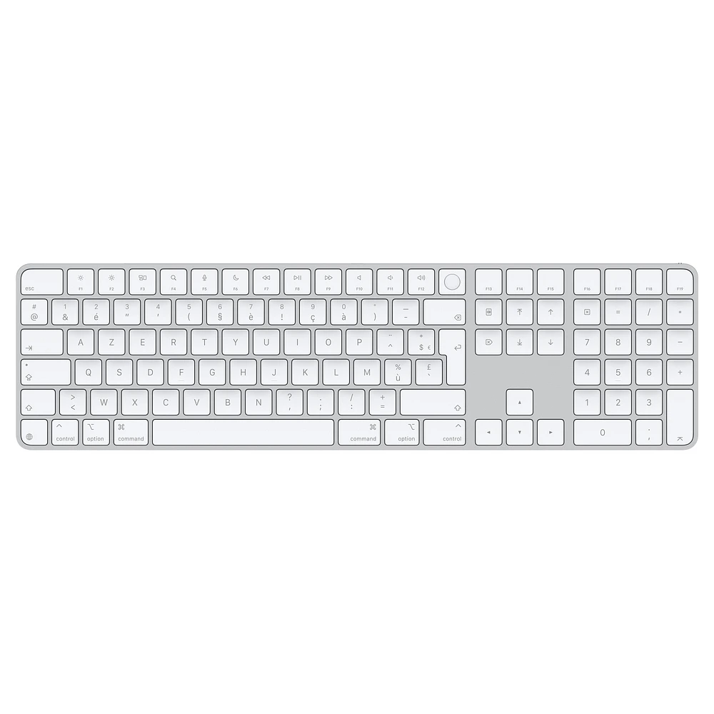 Magic Keyboard with Touch ID and Numeric Keypad for Mac models with Apple silicon (USB–C) - French