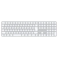 Magic Keyboard with Touch ID and Numeric Keypad for Mac models with Apple silicon (USB–C) - Japanese - White Keys