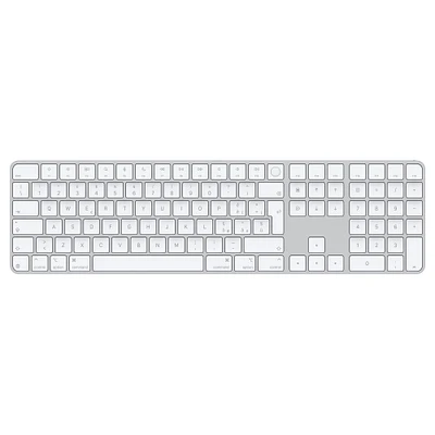 Magic Keyboard with Touch ID and Numeric Keypad for Mac models with Apple silicon (USB–C) - Italian - White Keys