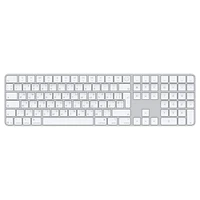 Magic Keyboard with Touch ID and Numeric Keypad for Mac models with Apple silicon (USB‑C) - Ukrainian - White Keys