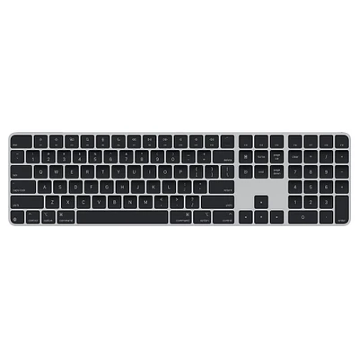 Magic Keyboard with Touch ID and Numeric Keypad for Mac models with Apple silicon (USB–C) - US English - Black Keys