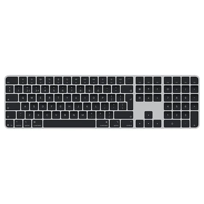 Magic Keyboard with Touch ID and Numeric Keypad for Mac models with Apple silicon (USB–C) - British English - Black Keys