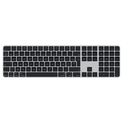 Magic Keyboard with Touch ID and Numeric Keypad for Mac models with Apple silicon (USB‑C) - French - Black Keys