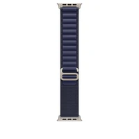 49mm Navy Alpine Loop - Small - Natural Titanium Finish