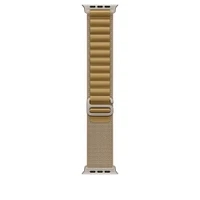 49mm Tan Alpine Loop - Small - Natural Titanium Finish