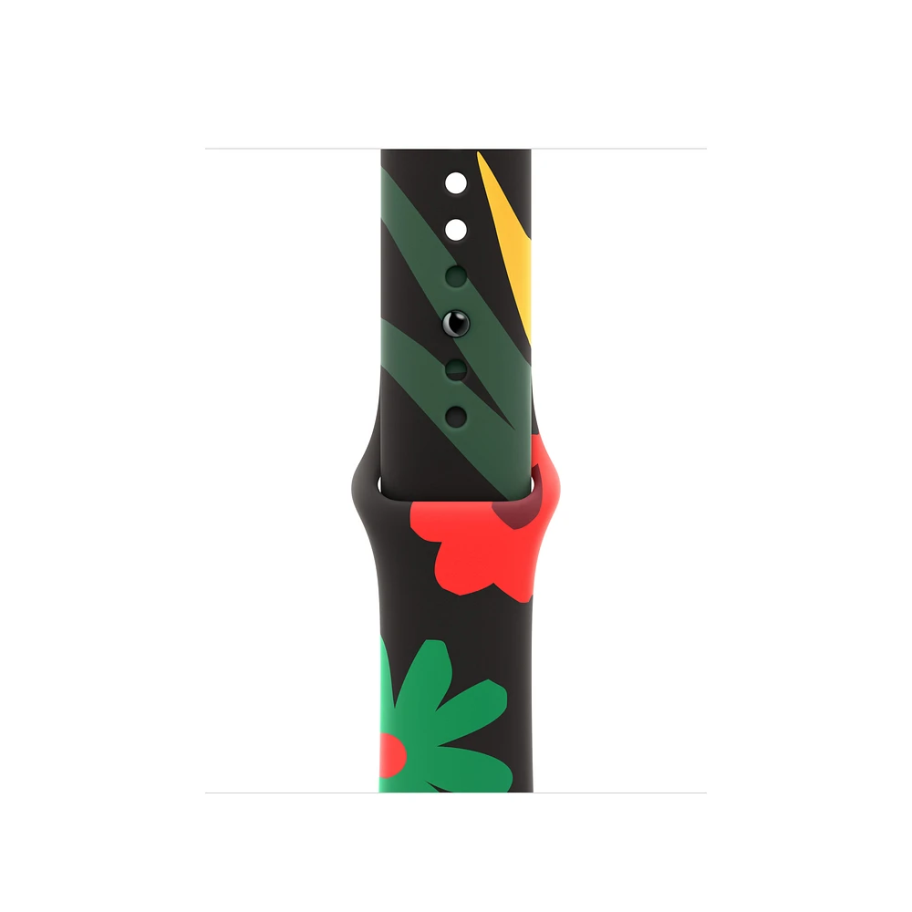 42mm Black Unity Sport Band - Unity Bloom - M/L