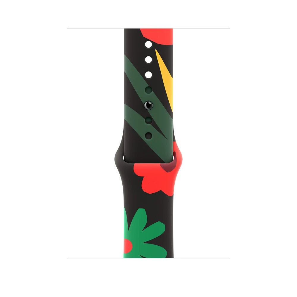 46mm Black Unity Sport Band - Unity Bloom - S/M