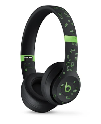 Beats Solo 4 – Minecraft Special Edition – Charged Black