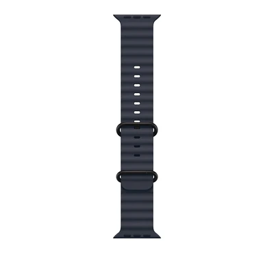 49mm Navy Ocean Band - Black Titanium Finish