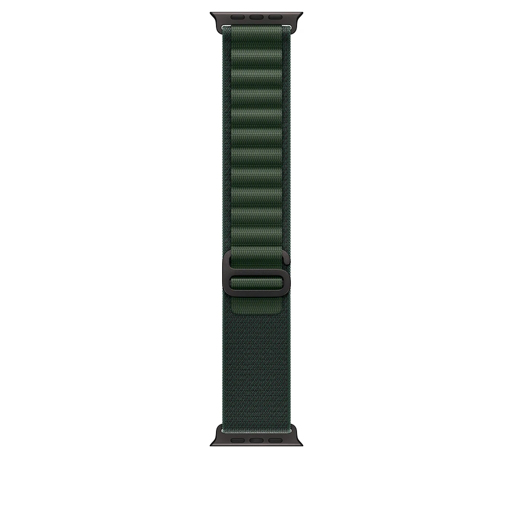 49mm Dark Green Alpine Loop - Small - Black Titanium Finish