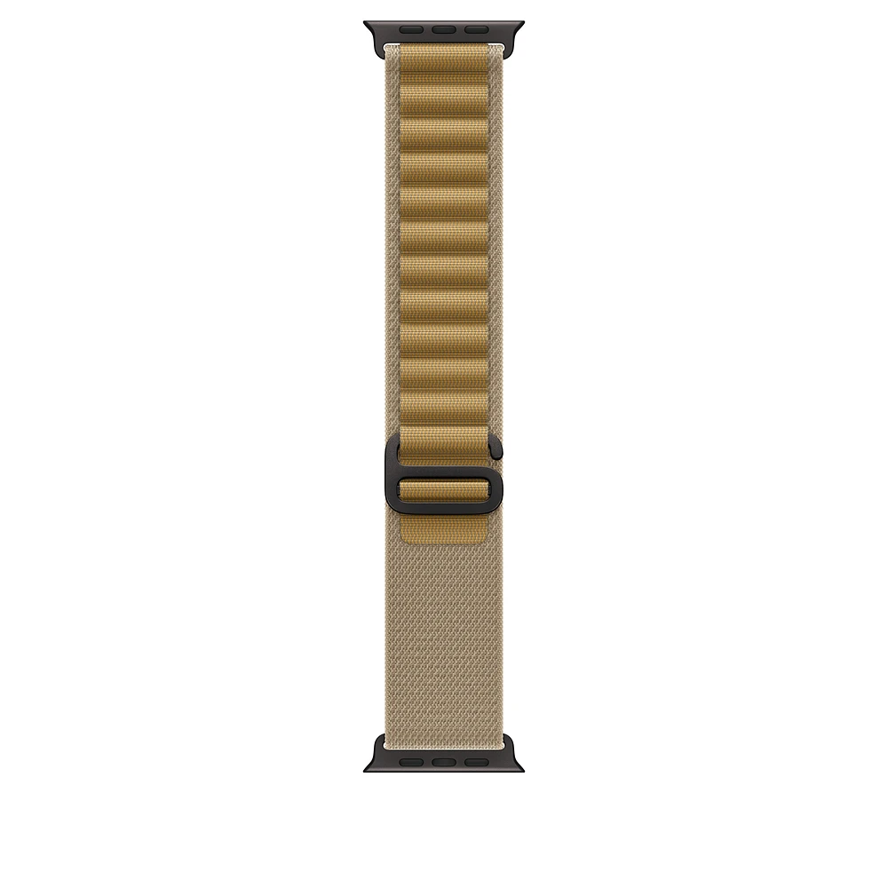 49mm Tan Alpine Loop - Medium - Black Titanium Finish