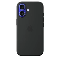 iPhone 16 Silicone Case with MagSafe - Black