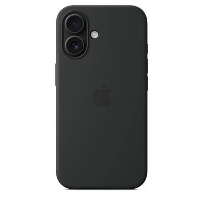 iPhone 16 Silicone Case with MagSafe – Black