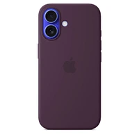 iPhone 16 Silicone Case with MagSafe - Plum