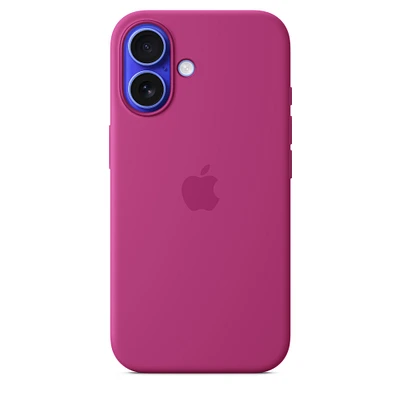 iPhone 16 Silicone Case with MagSafe – Fuchsia