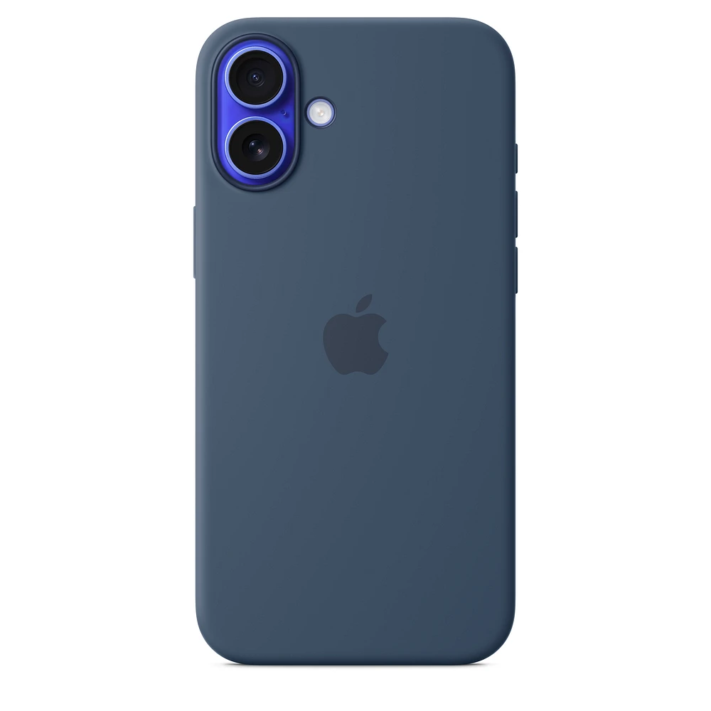 iPhone 16 Plus Silicone Case with MagSafe - Denim