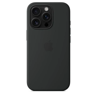 iPhone 16 Pro Silicone Case with MagSafe – Black