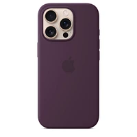 iPhone 16 Pro Silicone Case with MagSafe – Plum