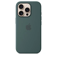 iPhone 16 Pro Silicone Case with MagSafe – Lake Green