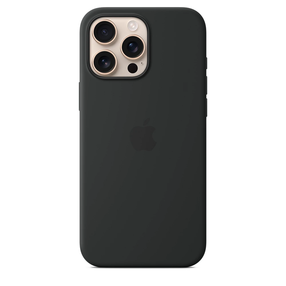 iPhone 16 Pro Max Silicone Case with MagSafe – Black