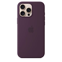 iPhone 16 Pro Max Silicone Case with MagSafe – Plum