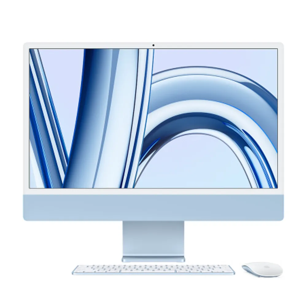 Blue iMac