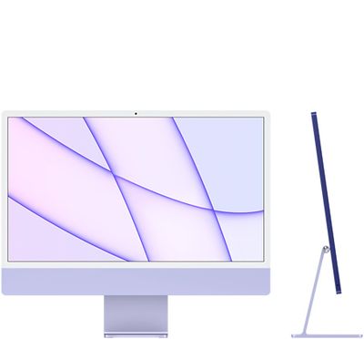 24-inch Purple iMac with 4.5K Retina display