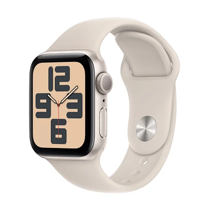 Buy Refurbished Apple Watch SE GPS, 40mm Starlight Aluminum Case with S/M Starlight Sport Band