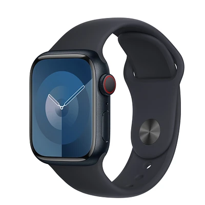 Buy Refurbished Apple Watch Series 9 GPS + Cellular, 41mm Midnight Aluminum Case with S/M Midnight Sport Band