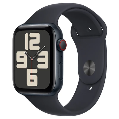 Buy Refurbished Apple Watch SE GPS + Cellular, 44mm Midnight Aluminum Case with S/M Midnight Sport Band