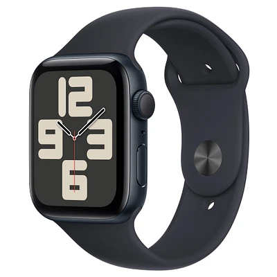 Buy Refurbished Apple Watch SE GPS, 44mm Midnight Aluminum Case with S/M Midnight Sport Band