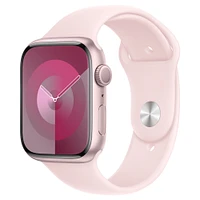 Buy Refurbished Apple Watch Series 9 GPS, 45mm Pink Aluminum Case with S/M Light Pink Sport Band