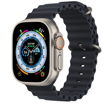 Buy Apple Watch Ultra GPS + Cellular, 49mm Titanium Case with Midnight Ocean Band