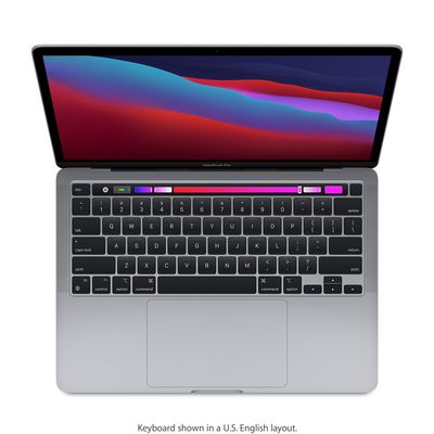 Refurbished 13.3-inch MacBook Pro Apple M1 Chip with 8‑Core CPU and 8‑Core GPU - Space Grey