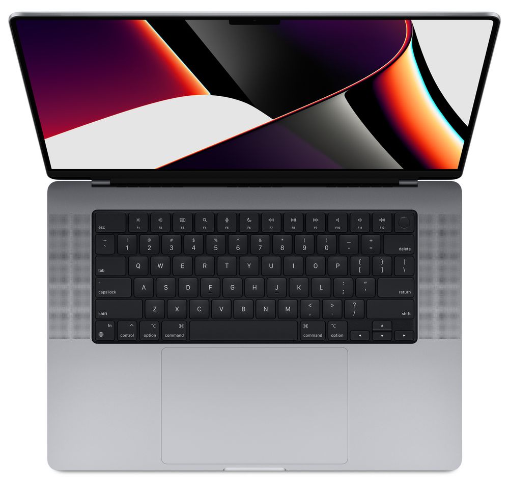 Refurbished 16-inch MacBook Pro Apple M1 Pro Chip with 10‑Core CPU and 16‑Core GPU - Space Gray