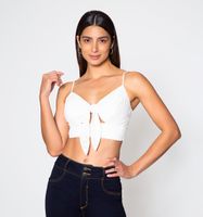 Crop Top Anudado Adelante