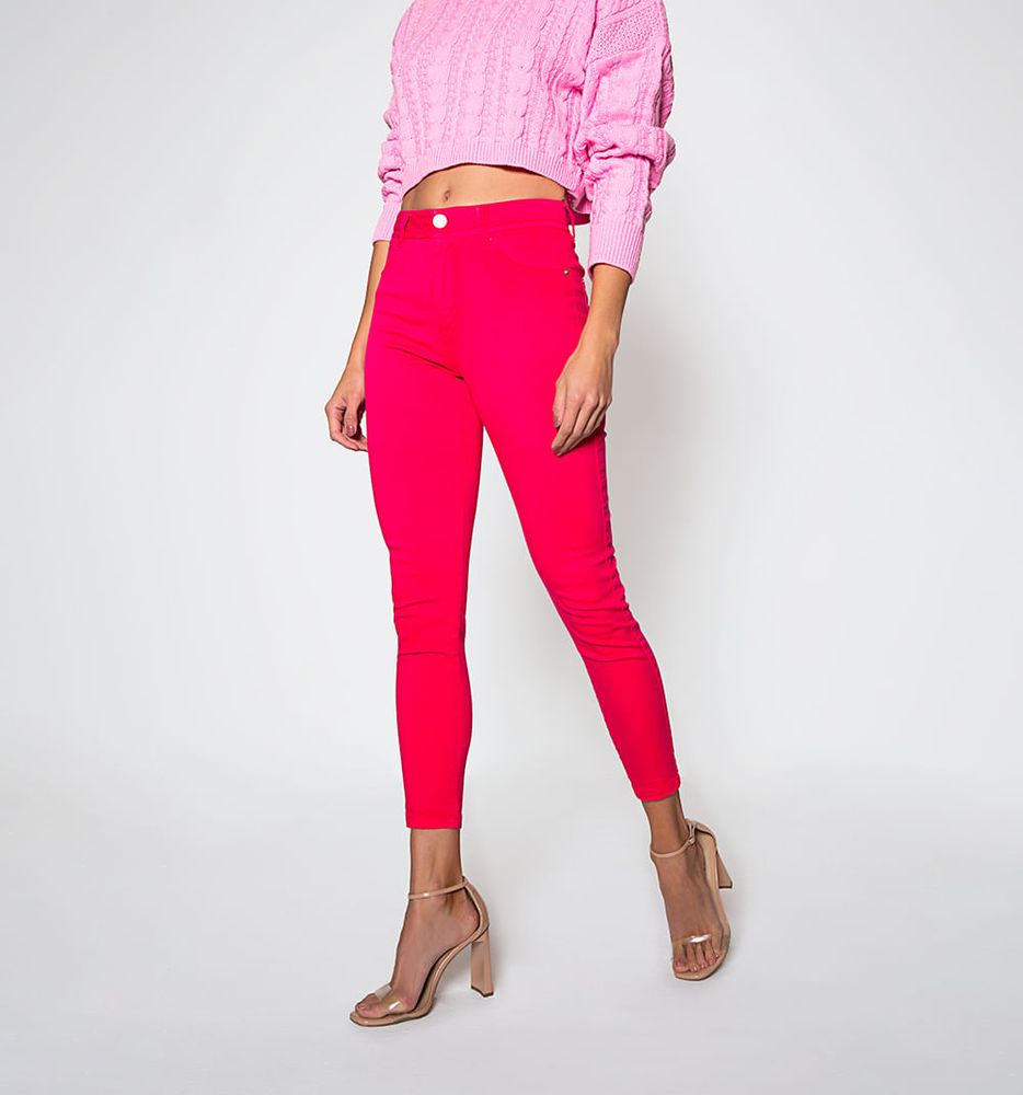 Jeggings Clasico 5 Bolsillos  Tiro Alto