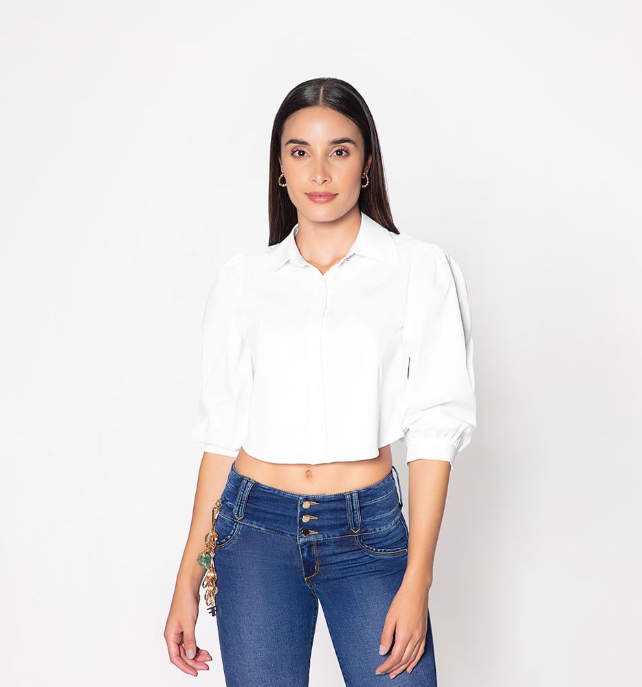 Camisera Crop En Algodón